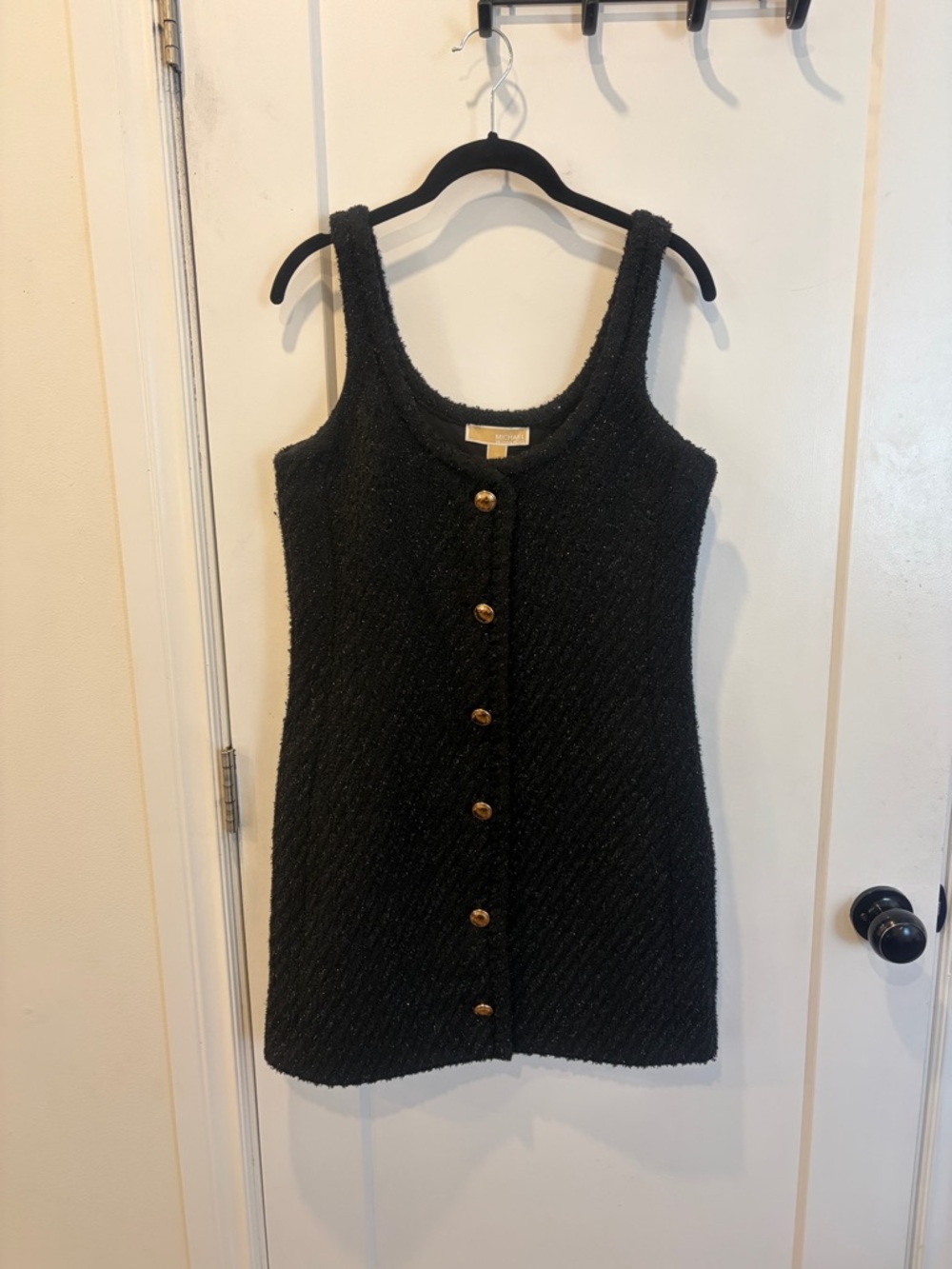 Michael Kors Black wool blend mini dress  Dress